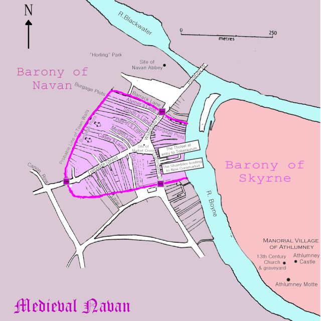 map town walls and medieval town